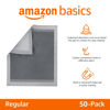 Picture of Amazon Basics Dog and Puppy Pee Pads with 5-Layer Leak-Proof Design and Quick-Dry Surface for Potty Training, Odor-Control Carbon, XL, 28 x 34 Inch - Pack of 50, Gray