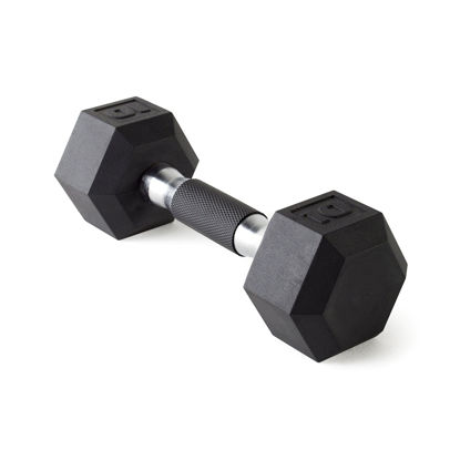 Picture of CAP Barbell Coated Dumbbell Weights with Padded Grip 10-Pound, Single