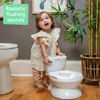 Picture of Summer Infant by Ingenuity My Size Potty Pro in White, Toddler Potty Training Toilet, Lifelike Flushing Sound, for Ages 18 Months+, Up to 50 Pounds