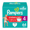 Picture of Pampers Cruisers 360 Diapers - Size 4, 64 Count, Pull-On Disposable Baby Diapers, Gap-Free Fit