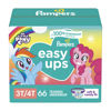 Picture of Pampers Easy Ups Girls & Boys Potty Training Pants - Size 3T-4T, 66 Count, My Little Pony Training Underwear (Packaging May Vary)