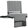 Picture of SPORT BEATS Stadium Seat for Bleachers with Back Support and Cushion Includes Shoulder Strap and Cup Holder