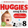 Picture of Huggies Size 8 Diapers, Snug & Dry Baby Diapers, Size 8 (46+ lbs), 74 Count