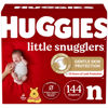 Picture of Huggies Newborn Diapers, Little Snugglers Newborn Diapers, Size Newborn (up to 10 lbs), 144 Count