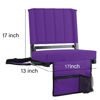 Picture of SPORT BEATS Stadium Seat for Bleachers with Back Support and Cushion Includes Shoulder Strap and Cup Holder