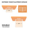 Picture of FXW Dog Playpen Designed for Indoor Use, 2 Add-on Panels, 32" Height for Small and Medium Dogs│Patent Pending