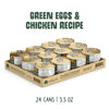 Picture of Weruva Classic Dog Food, Green Eggs & Chicken with Chicken Breast & Pumpkin in Gravy, 5.5oz Can (Pack of 24)