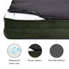 Picture of Bedsure Orthopedic Dog Bed for Large Dogs - Big Washable Dog Sofa Beds Large, Supportive Foam Pet Couch Bed with Removable Washable Cover, Waterproof Lining and Nonskid Bottom, Dark Green