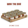 Picture of Weruva Classic Dog Food, Wok The Dog with Chicken, Beef & Pumpkin in Gravy, 5.5oz Can (Pack of 24), Brown