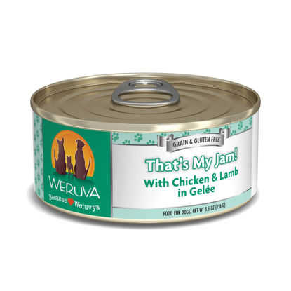 Picture of Weruva Classic Dog Food, That's My Jam! with Chicken & Lamb in Gelée, 5.5Oz Can (Pack of 24)