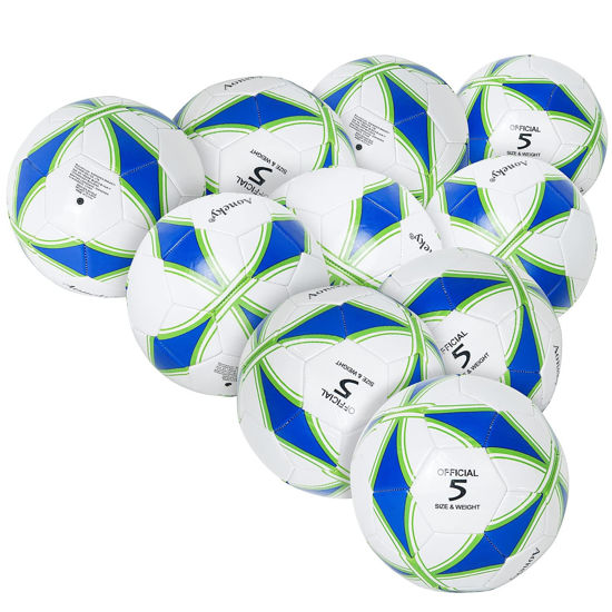 Picture of Aoneky Soccer Ball (Size 5-10 Deflated Balls with Pump)