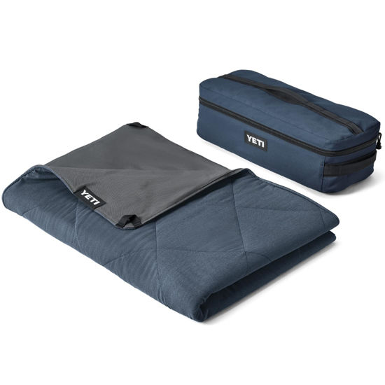 Picture of YETI Lowlands Blanket, Multi-Use Blanket with Travel Bag, Navy