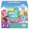 Picture of Pampers Easy Ups Girls & Boys Potty Training Pants - Size 4T-5T, 56 Count, My Little Pony Training Underwear (Packaging May Vary)