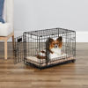 Picture of MidWest Homes for Pets Newly Enhanced Double Door iCrate Dog Crate, Includes Leak-Proof Pan, Floor Protecting Feet, Divider Panel & New Patented Features, Black