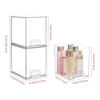 Picture of Vtopmart 4 Pack Clear Stackable Storage Drawers,7.6" H Plastic Organizers Bins for Skincare, Bathroom Supplies,Ideal for Cabinet,Undersink,Vanity,Kitchen,Pantry Organization