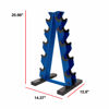 Picture of CAP Barbell A-Frame Dumbbell Weight Rack, Blue