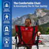 Picture of Kijaro Foldable Camping Chair, Vik Black, Polyester, Mesh, Steel, Portable, Durable, Unisex