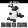 Picture of Mini Exercise Bike, himaly Under Desk Bike Pedal Exerciser Portable Foot Cycle Arm & Leg Peddler Machine with LCD Screen Displays