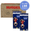 Picture of Huggies Size 6 Overnites Baby Diapers: Overnight Diapers, Size 6 (35+ lbs), 84 Ct (2 Packs of 42)