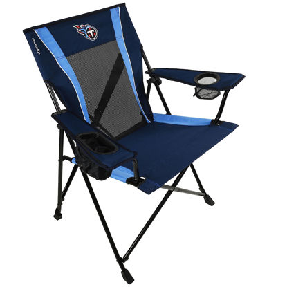 Picture of Kijaro Sports Fan Folding Chair, 26" L x 35.5" W x 37" H, Tennessee Titans