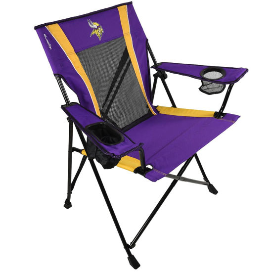 Picture of Kijaro Dual Lock Pro Sports Fan Folding Chair, 26" L x 35.5" W x 37" H, Minnesota Vikings