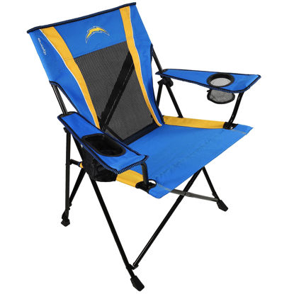 Picture of Kijaro Sports Fan Folding Chair, 26" L x 35.5" W x 37" H, Los Angeles Chargers