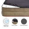 Picture of Bedsure Orthopedic Dog Bed for Large Dogs - Big Washable Dog Sofa Beds Large, Supportive Foam Pet Couch Bed with Removable Washable Cover, Waterproof Lining and Nonskid Bottom, Hazel