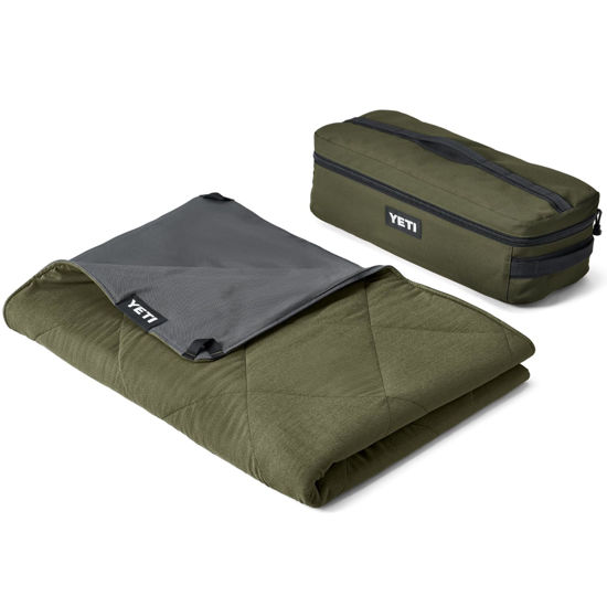 Picture of YETI Lowlands Blanket, Multi-Use Blanket with Travel Bag, Olive Green