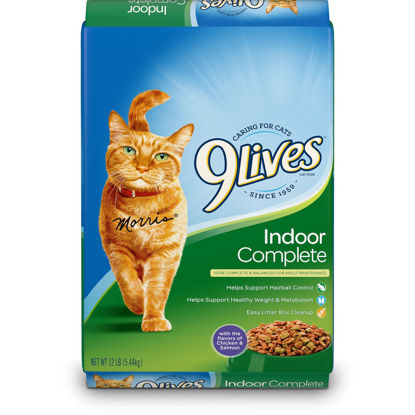 Picture of 9Lives Indoor Complete Dry Cat Food, 12 lb. Bag