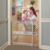 Picture of Toddleroo by North States Supergate Ergo Child Gate, Baby Gate for Stairs and Doorways. Includes Wall Cups. Pressure or Hardware Mount. Made in USA. (26" Tall, Sand)