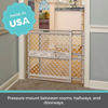 Picture of Toddleroo by North States Supergate Ergo Child Gate, Baby Gate for Stairs and Doorways. Includes Wall Cups. Pressure or Hardware Mount. Made in USA. (26" Tall, Sand)