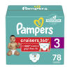 Picture of Pampers Cruisers 360 Diapers - Size 3, 78 Count, Pull-On Disposable Baby Diapers, Gap-Free Fit