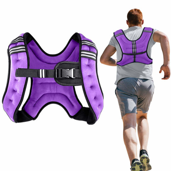 Picture of Henkelion Weighted Vest Weight Vest for Men Women Kids Weights Included, Body Weight Vests Adjustable for Running, Training Workout, Jogging, Walking