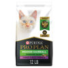 Picture of Purina Pro Plan Hairball Management, Indoor Cat Food, Shredded Blend Turkey and Rice Formula - 12 lb. Bag