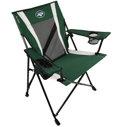 Picture of Kijaro Dual Lock Pro Sports Fan Folding Chair, 26" L x 35.5" W x 37" H, New York Jets