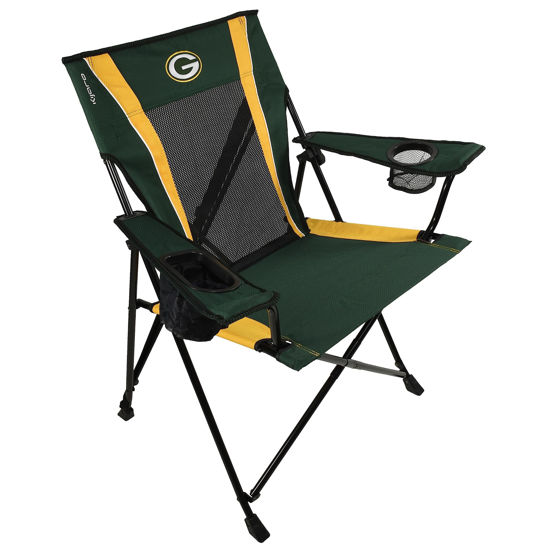 Picture of Kijaro Sports Fan Folding Chair, 26" L x 35.5" W x 37" H, Green Bay Packers