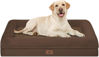 Picture of Orthopedic Washable Large Dog Bed: XLarge Dog Bed Bolster Waterproof - XL Big Dog Beds for Extra Large Dogs with Removable Cover - Coffee