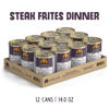 Picture of Weruva Classic Dog Food, Steak Frites with Beef, Pumpkin & Sweet Potato in Gravy, 14oz Can (Pack of 12)