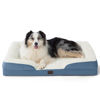 Picture of Bedsure Orthopedic Dog Bed for Extra Large Dogs - Calming XL Dog Sofa Beds with Luxurious Short Plush, Pet Couch Bed with Removable Washable Cover, Waterproof Lining and Nonskid Bottom, Faded Denim