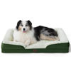 Picture of Bedsure Orthopedic Dog Bed for Extra Large Dogs - Calming XL Dog Sofa Beds with Luxurious Short Plush Washable, Pet Couch Bed with Removable Washable Cover, Waterproof Lining and Nonskid Bottom, Green