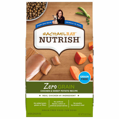 Picture of Rachael Ray Nutrish Zero Grain Dry Dog Food, Chicken & Sweet Potato Recipe, 13 Pound Bag