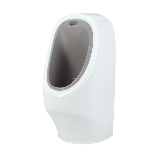 Picture of Nuby My Real Training Urinal - Freestanding - With Life-Like Flush Button and Sound - Potty Training for Boys - 18+ Months - White