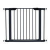 Picture of MidWest Homes for Pets 29 Inches Tall Walk-Though Graphite Steel Pet Gate, Pressure Mounted Dog Gate Measures 29H x 29.5-38W Inches & Includes two 3-Inch-Wide Extensions, Graphite