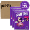 Picture of Pull-Ups Girls' Potty Training Pants, Size 4T-5T Training Underwear (38-50 lbs), 99 Count (3 Packs of 33)