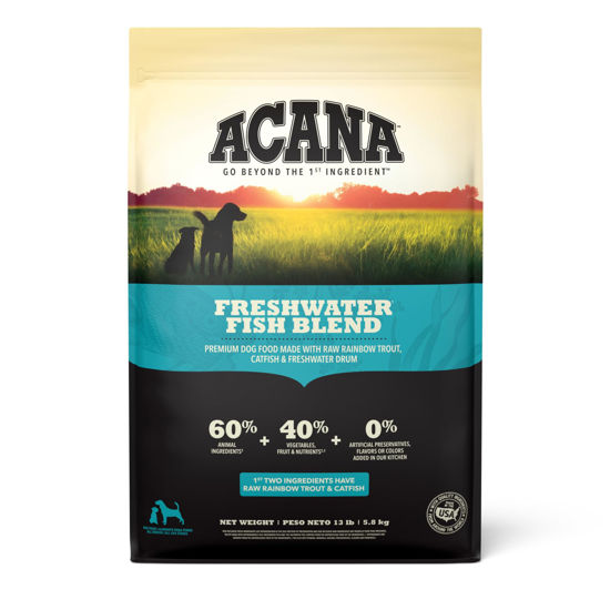 Picture of ACANA Grain Free Dry Dog Food, Freshwater Fish Dog Food Recipe, 13lb