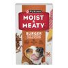 Picture of Purina Moist and Meaty Burger With Cheddar Cheese Flavor Dry Soft Dog Food Pouches - 36 ct. Pouch