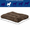 Picture of Midwest Homes for Pets Deluxe Dog Beds | Super Plush Dog & Cat Beds Ideal for Dog Crates | Machine Wash & Dryer Friendly, 1-Year Warranty, Cocoa, 30-Inch