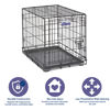 Picture of MidWest Homes for Pets Newly Enhanced Single Door iCrate Dog Crate, Includes Leak-Proof Pan, Floor Protecting Feet, Divider Panel & New Patented Features