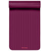 Picture of Retrospec Solana Yoga Mat 1" Thick w/Nylon Strap for Men & Women - Non Slip Exercise Mat for Home Yoga, Pilates, Stretching, Floor & Fitness Workouts - Boysenberry