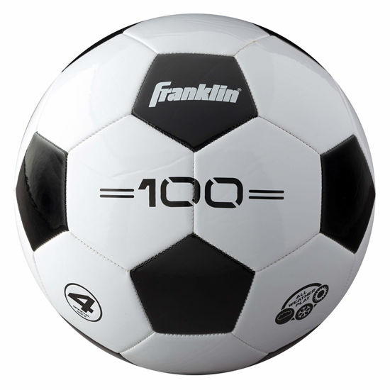 Picture of Franklin Sports Soccer Balls - Size 4 F-100 Youth Soccer Balls - 12 Pack Bulk with Pump